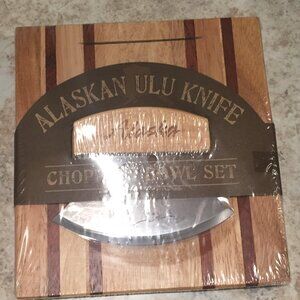 Alaskan Ula Knife and Chopping Bowl Set - NEW!